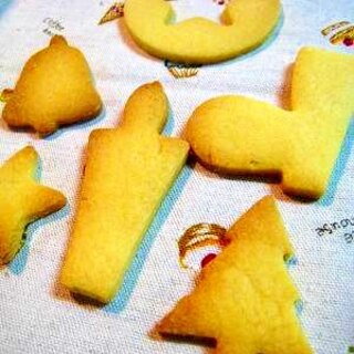 クリスマスな型抜きクッキー